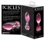 Dop Anal Sticla Icicles No 48 Roz vedere spate stop floral siguranta