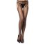 Dres plasa Leg Avenue negru ochiuri mari vedere completa, decupatura vizibila, elastic talie