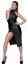 Rochie Neagra Leather Wetlook Noir Handmade - Negru