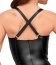 Rochie Eleganta Wetlook Noir Handmade - Negru - culoare si material