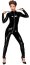Salopeta Latex Full Jumpsuit Noir Handmade - Negru - vedere frontala