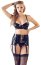 Portjartier Suspender Belt Black Level - Negru