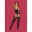 Catsuit Obsessive G310 S/L, Negru# - dimensiuni complete
