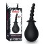 Irigator igiena intima Douche Deluxe Black silicon negru - vedere frontala