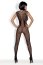 Catsuit de Dantela cu Aripi Obsessive - Negru