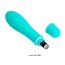 Mini Vibrator Pretty Love Solomon turquoise, 10 Vibratii - dimensiuni complete