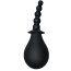 Irigator igiena intima Douche Deluxe Black silicon negru - detaliu design