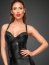 Rochie Eleganta Wetlook Noir Handmade - Negru - accesorii incluse