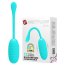 Ou cu vibratii reincarcabil Pretty Love »Franklin« 19,7 cm - Turcoaz
