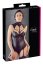 String Body Leather Look, dantela neagra, Luxury Donna Cotelli Collection