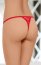 Bikini, Softline, cu decupaj, dantela, Rosu, S-L# - detaliu design