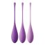 Set Bile Vaginale Fantasy pentru Ea »Exercitii Kegel« Violet - vedere laterala