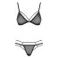Set Lenjerie Intima  Obsessive - Negru