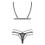 Set Lenjerie Intima  Obsessive - Negru