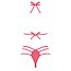 Set Obsessive Giftella Rosu# - dimensiuni complete