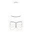 Set Lenjerie Intima Obsessive Redella - Negru - detaliu finisaj