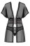 Set Babydoll si chiloti, Luxury, Obsessive, Negru# - culoare si material