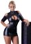 Rochie Sexi Latex Look Cotelli Collection - Negru - culoare si material
