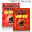 Servetele Anti-Ejaculare Cobeco "Bull Power Wipes" 6 Bucati - detaliu design