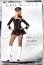 Costum Rochie Major Mayhem Leg Avenue - Negru - detaliu design