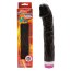 Vibrator Natural Realistic Fantasy, Negru [ 22,5 cm x 4,5 cm ] - vedere frontala