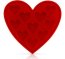 Forma Gheata Cuburi Inimioare Lovetoy "Fresh Love" - Rosu##