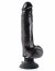 Vibrator Pipedream »King Cock« 23 cm - Negru