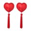 Red Heart Nipple Pasties, Lovetoy, Rosu, S-L# - detaliu design