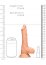 Strapon femei cu chilot, Dildo Natural Realistic, Real Rock, 19 cm x 3,5 cm - vedere laterala