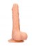 Strapon femei cu chilot, Dildo Natural Realistic, Real Rock, 19 cm x 3,5 cm - detaliu finisaj
