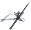 Cravasa Toyz4Love "Fetish Art Ribbon Horse Whip" Negru - vedere laterala