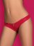 Chiloti sexy Obsessive Rougebelle, Rosu, Elegant# - culoare si material