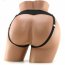 10 Inch Hollow Strap-On Vibe Chocolate - detaliu finisaj