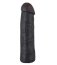 Manson Penis You2Toys "Big Penis Sleeve" 22 cm - Negru - vedere laterala