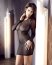 Rochie scurta, neagra si transparenta, Morgan# - dimensiuni complete
