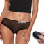 Chiloti cu Vibratii si Telecomanda LoveToy »IJoy« S/L - Negru - culoare si material