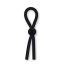 Inel reglabil pentru erectie penis - Cock Ring Black - detaliu design