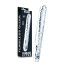 Dildo Dublu Transparent Lovetoy "Flawless Clear"  30 cm - vedere frontala