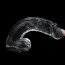 Dildo Jelly Lovetoy "Flawless Clear" 19 cm - dimensiuni complete
