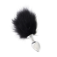 Butt Plug Anal Toyz4Lovers "Pony Tail" 6 cm - Negru - detaliu design