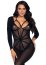 Bodystocking Opaque Illusion, Leg Avenue, Negru# - detaliu ambalaj