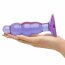 Spectragels Purple Anal Dildo - detaliu finisaj