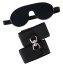 Set Bondage Bad Kitty "Naughty Toys" - Negru - detaliu finisaj