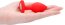 Butt Plug Anal Ouch 7,3 cm - Rosu##
