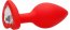 Butt Plug Anal Ouch 7,3 cm - Rosu##
