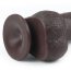 Dildo Realistic Lovetoy "Sliding Skin Dong 9" 23 cm - Negru - culoare si material