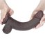 Dildo Realistic Lovetoy "Sliding Skin Dong 9" 23 cm - Negru - vedere laterala