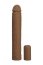 Prelungitor Penis Doc Johnson "Xtendit Kit" 22,86 cm - Maro - detaliu finisaj
