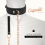 Zgarda cu Lesa Coquette "Fantasy" - Negru - accesorii incluse