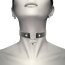 Chocker cu Inima si Lant Coquette - Negru